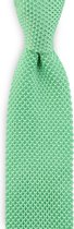 Sir Redman - gebreide stropdas - mintgroen - polyester