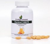 LivingGreens Vitamine C1000 180 tabletten, vitamine c, C1000 mg, Vitamine C1000, weerstand formule, vitamine c voordeelverpakking