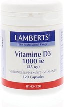 Lamberts Vitamine D3 25 mcg 120 capsules