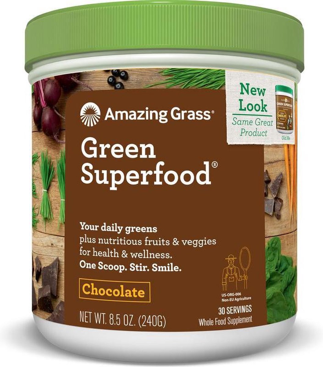 Amazing Grass - Green Superfood - Chocolade - 240 gram