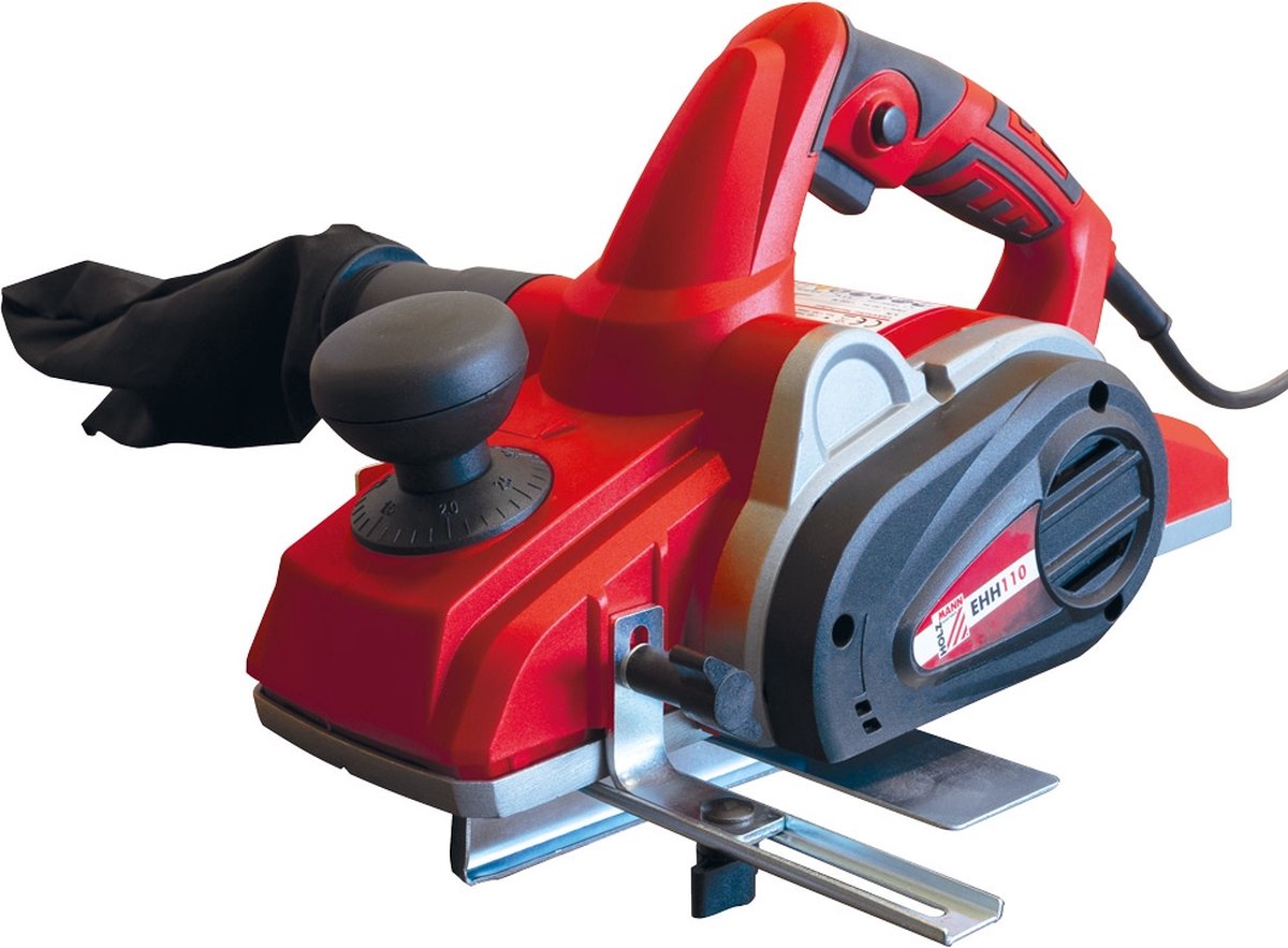 Holzmann Schaafmachine 1200W extra breed 110mm 0-3mm V-Groef Omkeerbare messen Inclusief parallelgeleider & opvangzak