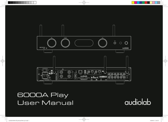 Audiolab 6000A Play Streamer en Versterker – Bluetooth - Multiroom Streaming - Zilver - Audiolab