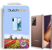 Samsung Note 20 hoesje transparant - Samsung Note 20 hoesje - Samsung Galaxy Note 20 hoesje anti shock - Samsung Note 20 hoesje siliconen