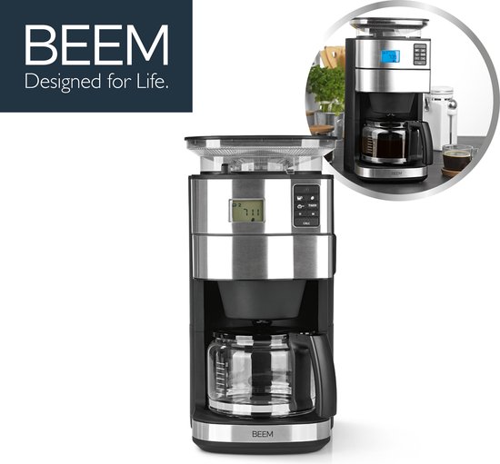 BEEM Fresh Aroma-PERFECT II - Glas, Koffiezetapparaat voor bonen en  filterkoffie – met... | bol.com