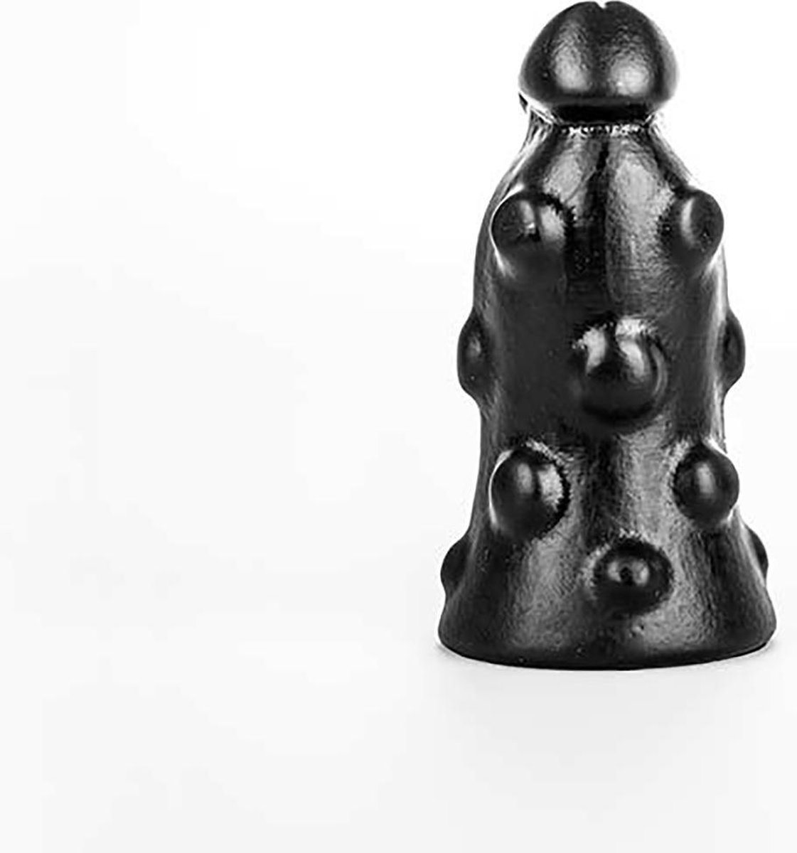 Goedkoopste Bubble Toys - PokPok - Anaal Dildo - Zwart - Vier maten Small