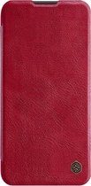 Huawei P40 Lite Hoesje - Qin Leather Case - Flip Cover - Rood