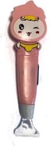 Dielay - Luxe Pen voor Diamond Painting - Met LED - Lengte 10,5 cm - Roze Breed
