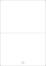 Laserprint A4 | Labels 2 per vel | 210 x  (297) 148,5 mm | 250 vel per doos - Geschikt voor elke laserprinter