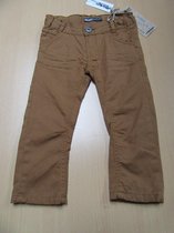 lange broek in bruin , gevoerd , dirkje voor boy's  2 jaar 92