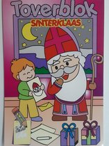 Sinterklaas toverblok - krasblok - schoencadeau Sint en Piet, Kleurboek kinderen,