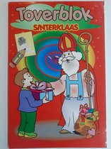 Sinterklaas toverblok - krasblok - schoenkado Sint en Piet