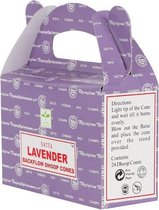 Lavender backflow dhoop cones (waterval wierook)
