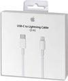 Apple USB-C naar Lightning kabel voor iPhone/iPad/iPod - 2 meter - wit