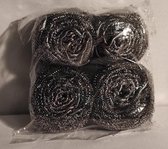 Paquet d'éponge (sphère) en acier Inox de 10 x 60 gr