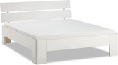 Beter Bed Select lit Fresh 400 avec tête de lit - 140 x 200 cm - Blanc
