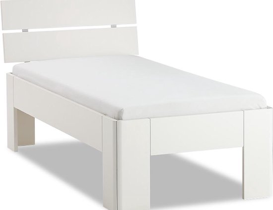Beter Bed Fresh 500 Bedframe met Hoofdbord - 90x210 cm - Wit | bol.com