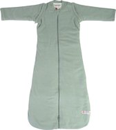 Lodger Baby Winterslaapzak 4-12 maanden - Hopper Rib - 3,3 TOG - Afritsbare Mouwen - Gemakkelijk Verschonen - Deelbare Rits - Groen - 68/80