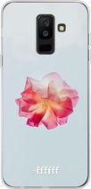 Samsung Galaxy A6 Plus (2018) Hoesje Transparant TPU Case - Rouge Floweret #ffffff