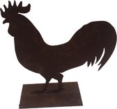 Coq décoratif en métal pour la maison ou le jardin