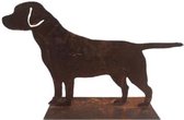 Decoratieve metalen hond voor in huis of tuin