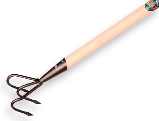 Atlas Krabber Profi 3 tands met lanspunten, met steel Tauari 150 x 2,8 cm van Atlas — afbeelding 2
