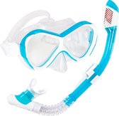 Atlantis Abaco Combo - Snorkelset - Duikbril - Snorkel - Kinderen - Wit/Turquoise