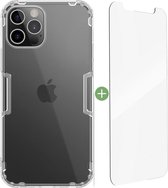 Nillkin Hoesje Geschikt voor iPhone 12 Mini Shock Proof Siliconen Hoes Case Cover - Transparant