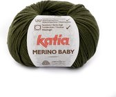 Katia Merino Baby - 26 donker mosgroen - 50 gr. = 165 m.