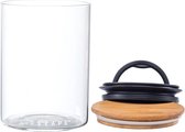 Planetary Design USA - Airscape® Glass with Bamboo Lid 500gr. – Voorraadpot - voorraadbus koffie – voorraadpot glas – luchtdicht en vers