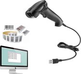 Professionele USB Barcode Scanner | USB Aansluiting| Universeel | Handscanner | Barcode Lezer| Zwart