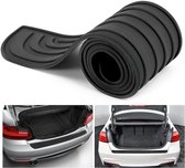 Achterbumperbeschermer voor auto's, universele achterbumperbeschermer voor voertuigen, krasbestendige rubberen achterbumperbeschermer, Geschikt voor auto's, pick-ups en SUV's (91 x 7 cm)