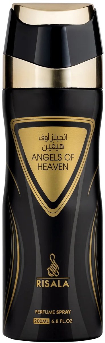 Angels of Heaven by Risala – 200ml Perfume Deodorant Spray – Long Lasting Arabic Oriental Fragrance from Dubai – Floral, Powdery, Amber & Musk Scent