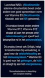 Informatie over Lucovitaal NAD+ (Nicotinamide-adenine-dinucleotide). Vitamine B3 (Nicotinamide riboside), Vitamine B12, Shilajit. Goed voor geheugen, huid en energieniveau.