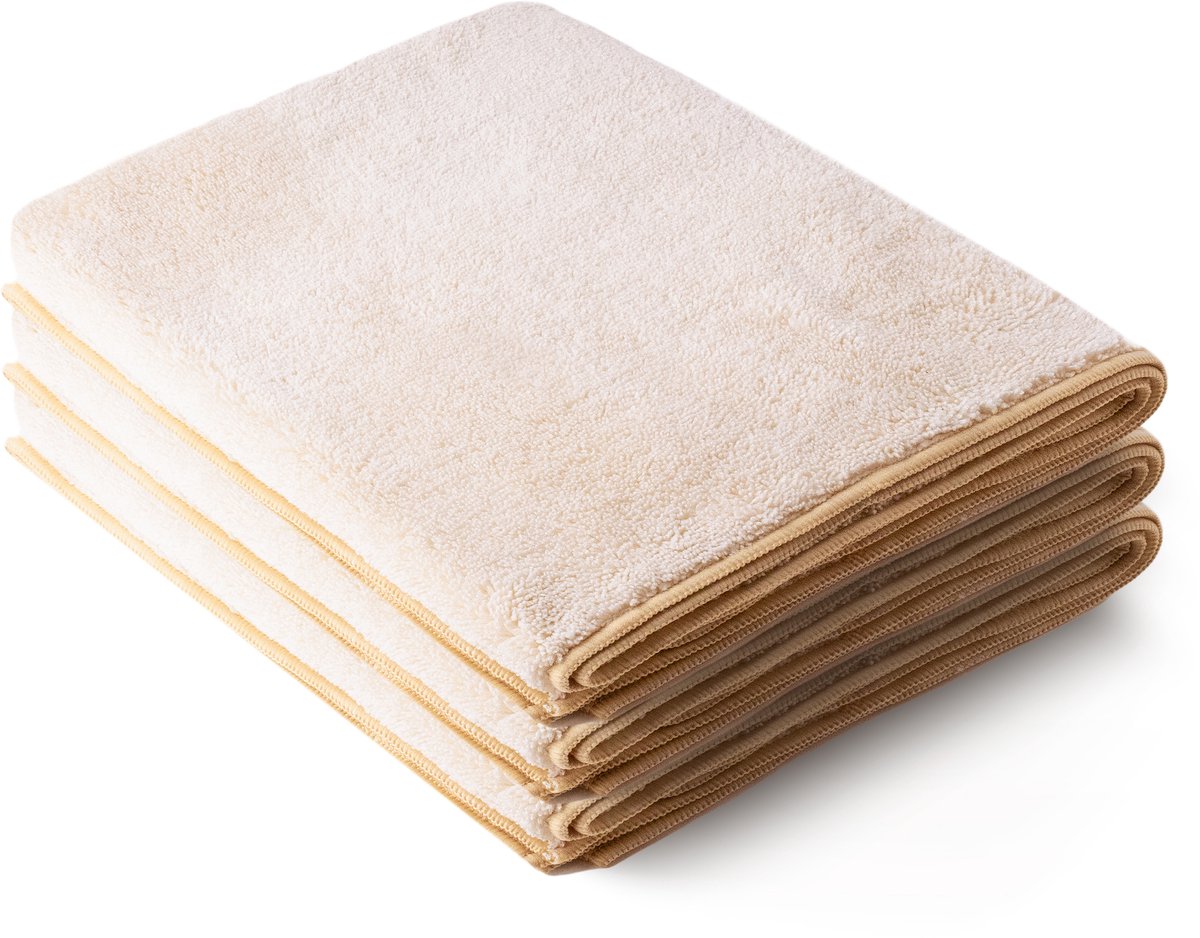 Microvezelstore - 3-Pack - Droogdoek Badkamer - Microvezel Handdoek - Fastdry - 60x90cm