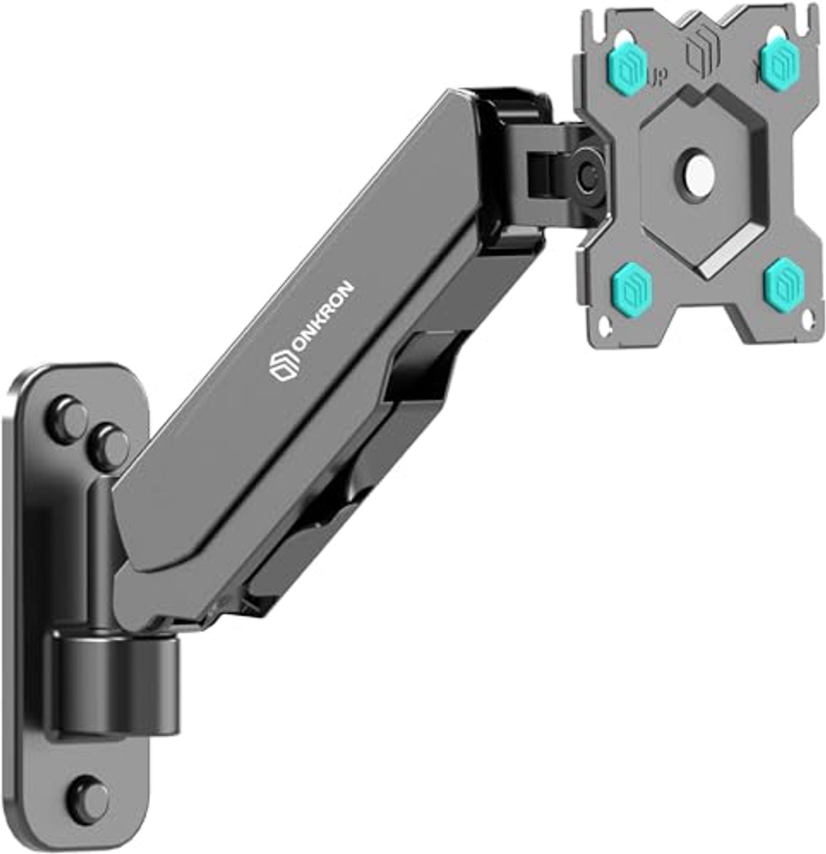 Verstelbare Monitor Beugel voor 13-34 inch Schermen tot 8 kg - VESA 75x75 / 100x100 Zwart