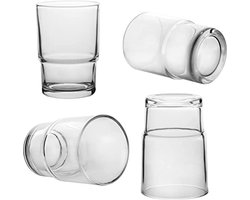 Glazen Tandenborstelbeker Set van 2 - Vervangende Badkamer Accessoires voor Tandenborstels en Mondwater