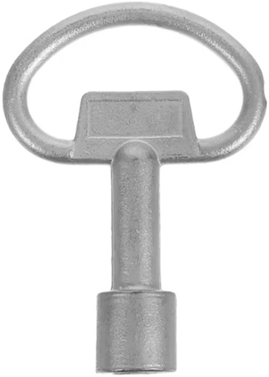 Vierkant Sleutel - KW8 - Metaal - 8MM - Electriciteits kast - Vierhoek sleutel - Zilver - Metaal - CHPN
