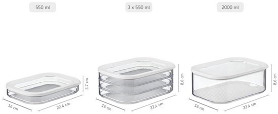 Boîte à fromage Mepal modula