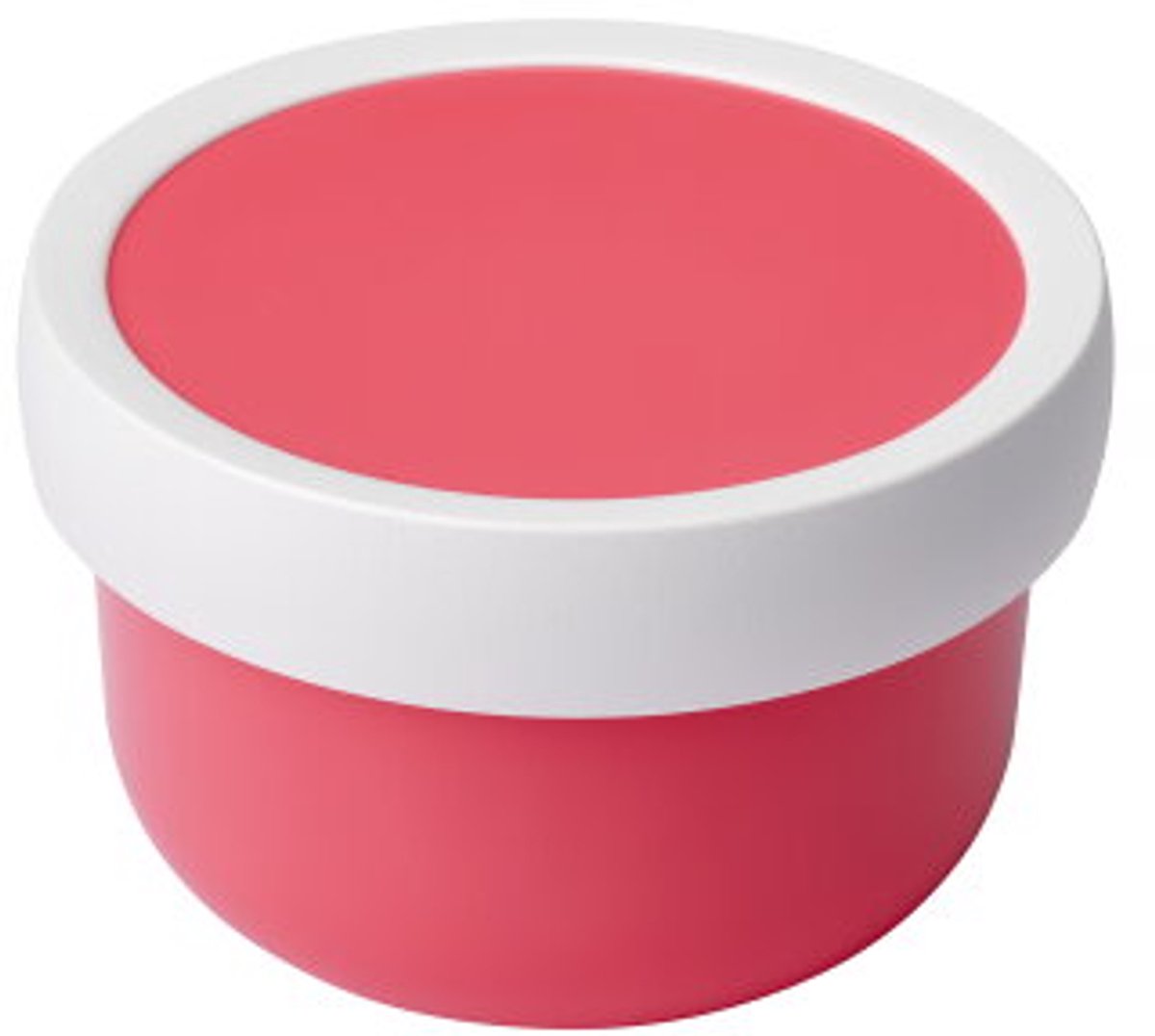 Mepal fruitbox Campus – 300 ml – Inclusief fruitvorkje – Sluit goed af – Snackdoosje – Pink