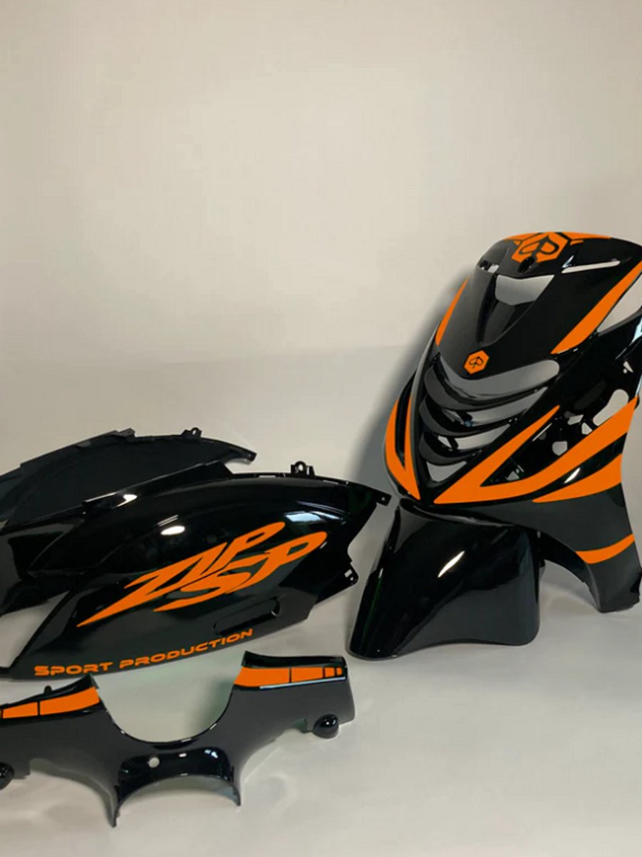 Piaggio Zip Stickerset - Sport Production - Orange