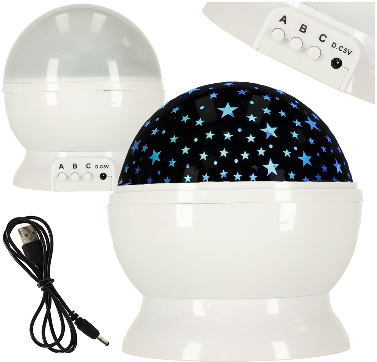 Projectorlamp - Sterren Projector - Galaxy Projector - Sterrenhemel Projector - Heelal - Universum – foto 3
