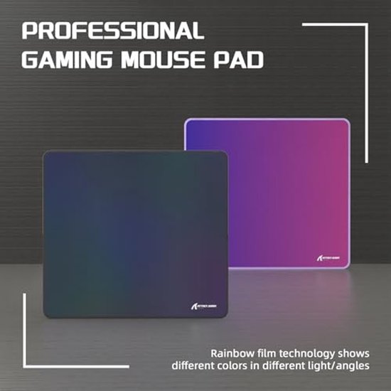 Medium Gaming Muismat voor E-sport - Geoptimaliseerd voor Gaming Sensoren - Waterdichte Muismat - Grijs — afbeelding 2