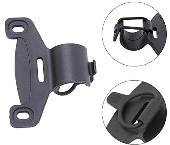 Fietspomp Houder voor Fiets - 2 Stuks - Zwart - Geschikt voor Mountainbikes en Racefietsen — afbeelding 3