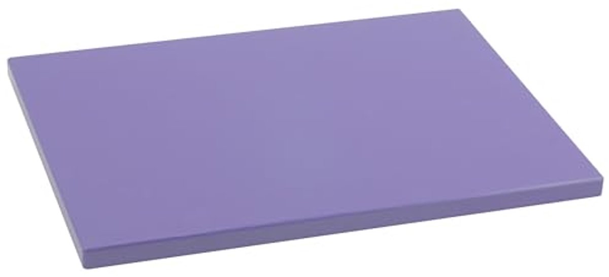 Snijplank van polyethyleen in lavendelkleur, 38 x 28 x 1,5 cm