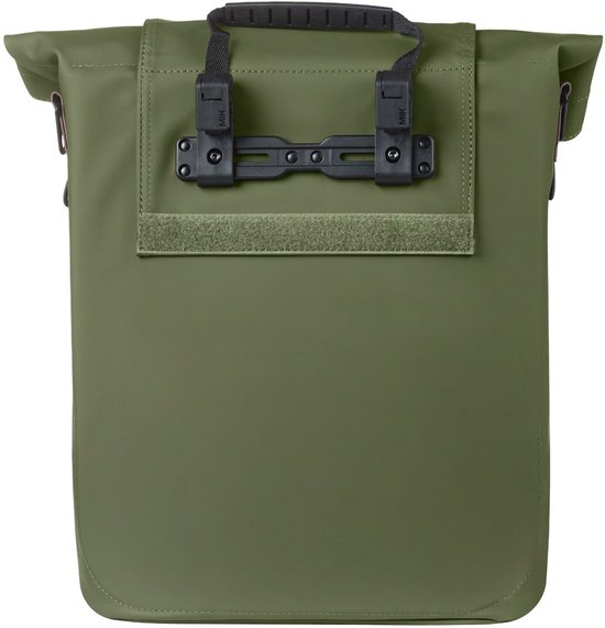 Basil City fietsshopper - Enkele Fietstas - 16 liter - moss green van Basil — afbeelding 3