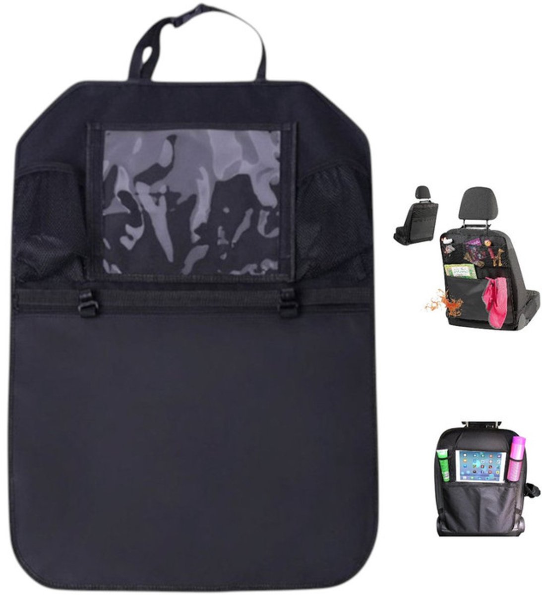 Image of 1 stuk - Opbergtas voor autostoel - Opbergruimte voor rugleuning - Opbergvakken - Opbergruimte voor kussens - Opbergruimte voor autostoel - 65*42cm - Grote capaciteit - Eenvoudig te installeren - Auto-accessoires