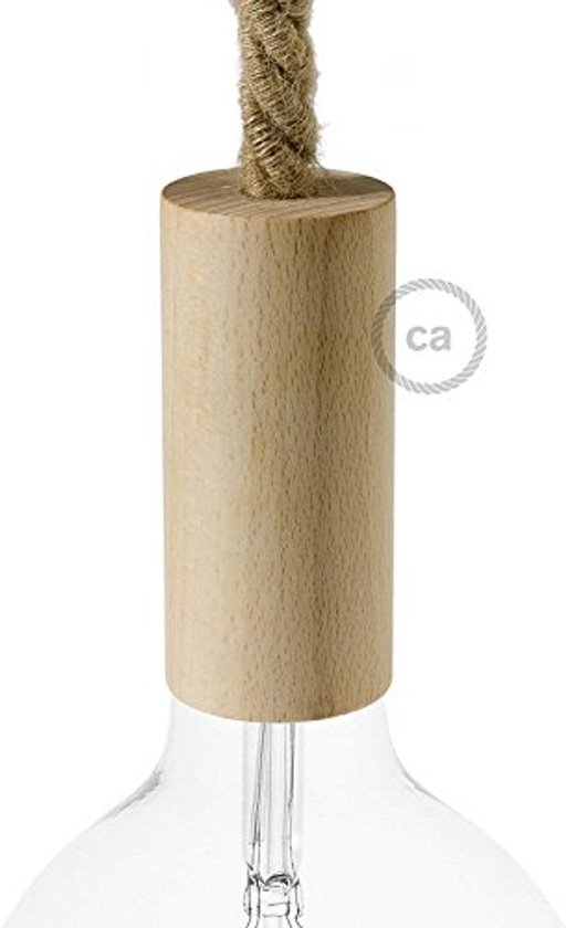 creatieve-lamp-houder-kit-voor-xl-elektrisch-snoer-van-natuurlijk-hout