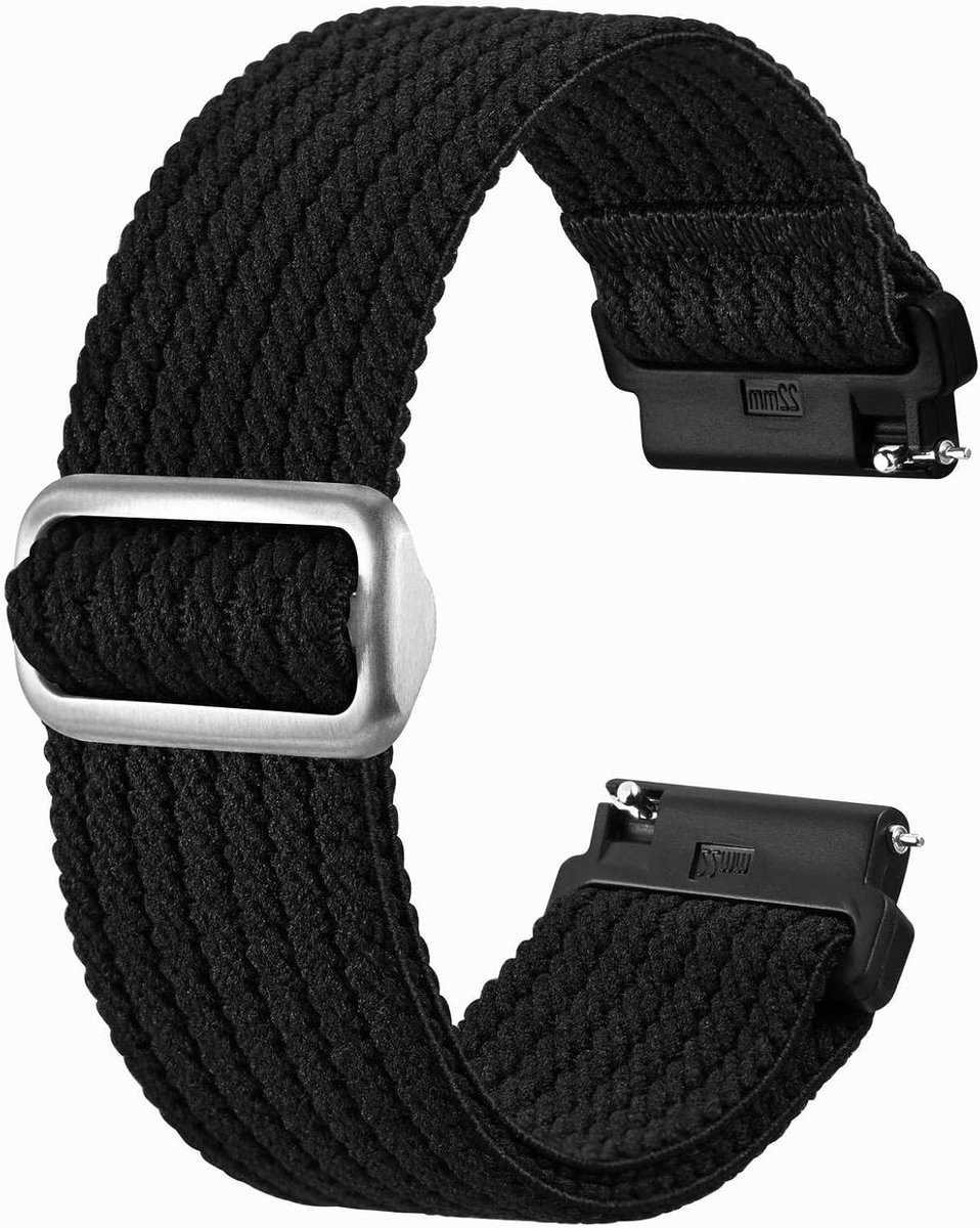 Nylon horlogeband met antislipgesp voor polsen van diverse maten - bandbreedte 18 mm, 20 mm, 22 mm, 24 mm
