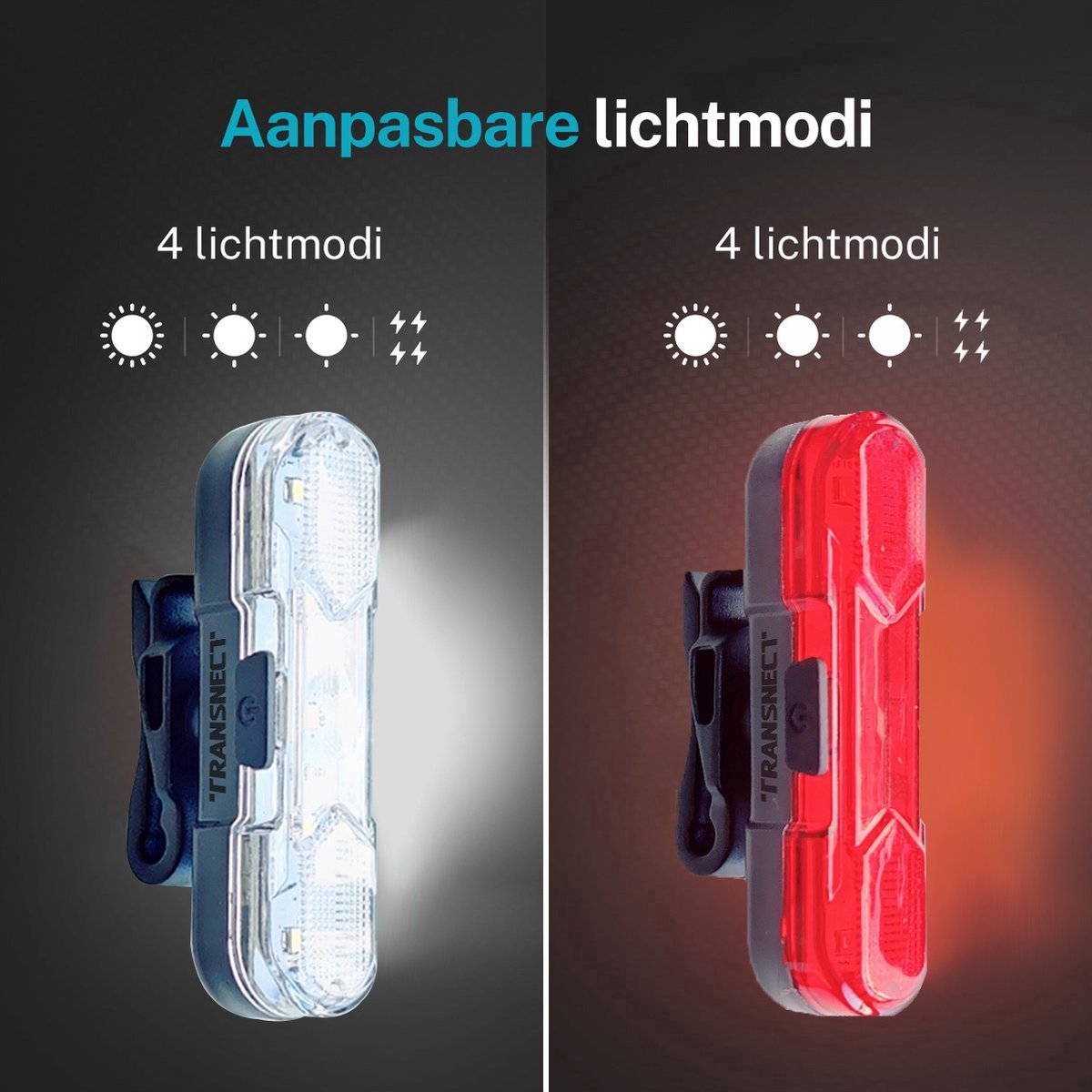 TRANSNECT LED Fietsverlichting Set thumbnail 3