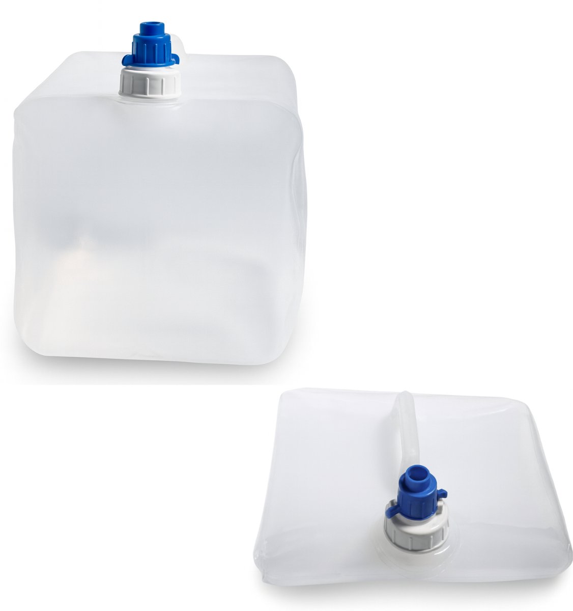 Nevolis Opvouwbare Jerrycan Watertank 15L - noodpakket thuis - BPA-vrij - met kraan